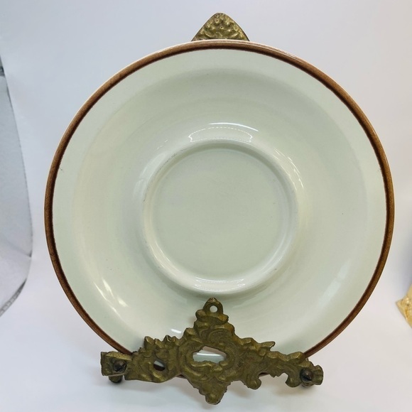 STONEWARE Kanney Japan Saucer Plate 6 inch Vintage Dish MCM Teacup Saucer ☕️ - Picture 1 of 3